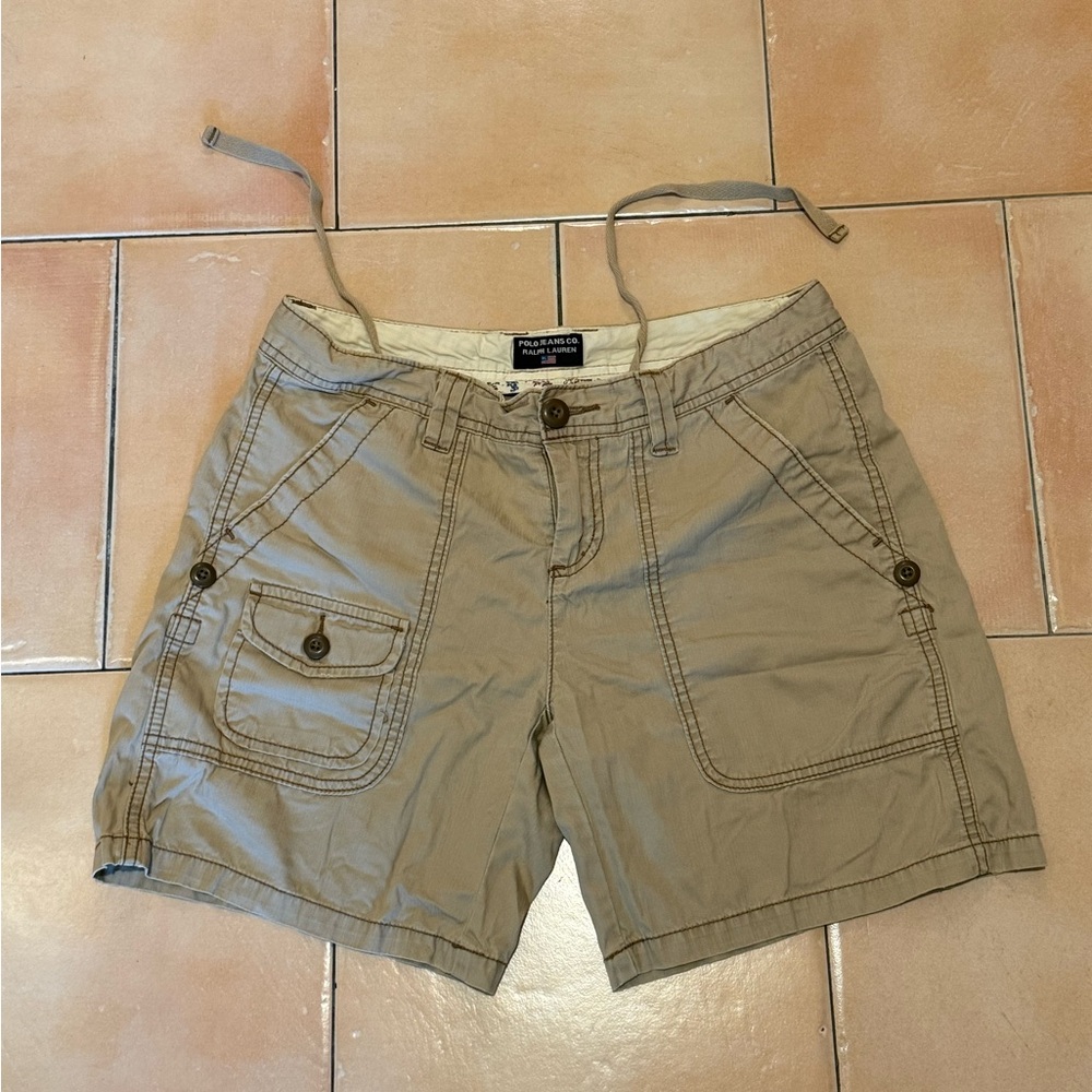 Polo by Ralph Lauren Women's Tan Cargo Shorts